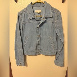 Blue corduroy lightweight jacket